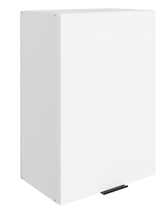Навесной шкаф Стоун L500 Н720 (1 дв. гл.) (белый/джелато софттач) в Курске