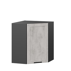 Шкаф кухонный угловой 600 Джамис ЛД 296.610.000.074, Чёрный/Белый камень в Курске