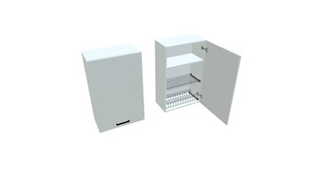 Кухонный шкаф ВС9 60, Белое гладкое Ламарти/Белый в Курске