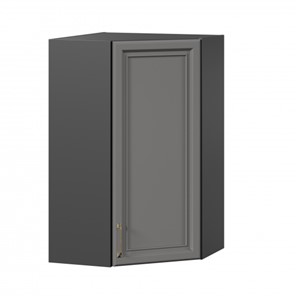 Угловой кухонный шкаф Джелатто 600 высокий ЛД 241.620.000.159, Черный/Оникс серый в Курске