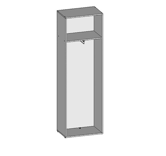 Шкаф для одежды НШ-10, Белый в Курске - изображение 1