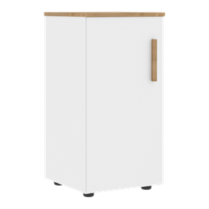 Низкий шкаф колонна с глухой дверью левой FORTA Белый-Дуб Гамильтон FLC 40.1 (L) (399х404х801) в Курске