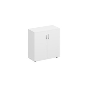 Шкаф для документов низкий закрытый Комфорт КФ, белый премиум (80x38x84 К.309 БП в Курске
