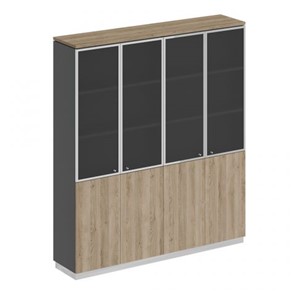 Шкаф для документов со стеклянными дверьми Speech Cube (180.2x40x203.4) СИ 315 ДС АР ДС/ХР в Курске