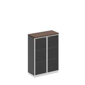 Шкаф для документов средний стекло в рамке Speech Cube (90x40x124.6) СИ 319 ДГ АР ХР в Курске