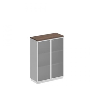 Шкаф для документов средний стекло в рамке Speech Cube (90x40x124.6) СИ 319 ДГ БП ХР в Курске