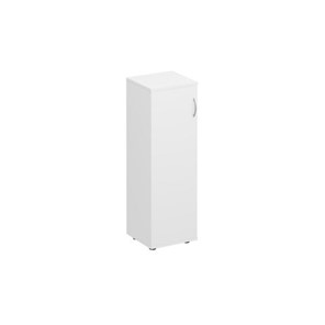 Шкаф для документов средний узкий закрытый Комфорт КФ, белый премиум (40x38x123) К.359 БП в Курске