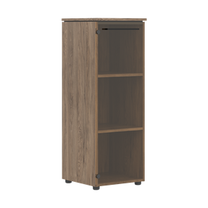 Шкаф колонна для офиса средней высоты MORRIS TREND Антрацит/Кария Пальмира MMC 42.1 (429х423х821) в Курске - предосмотр