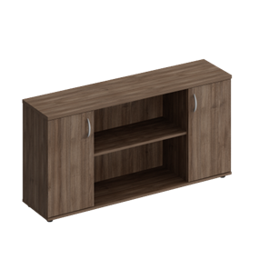 Шкаф комбинированный низкий Комфорт, дуб шамони темный (154x38x75) К.521 в Курске