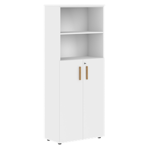 Широкий шкаф высокий FORTA Белый FHC 80.6(Z) (798х404х1965) в Курске