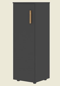 Средний шкаф колонна с глухой дверью левой FORTA Черный Графит   FMC 40.1 (L) (399х404х801) в Курске