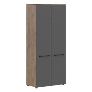 Шкаф гардероб с глухими дверьми MORRIS TREND Антрацит/Кария Пальмира MCW 85 (854х423х1956) в Курске