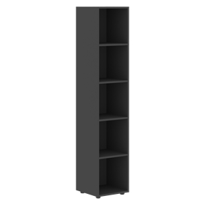Высокий шкаф колонна FORTA Черный Графит FHC 40 (399х404х1965) в Курске