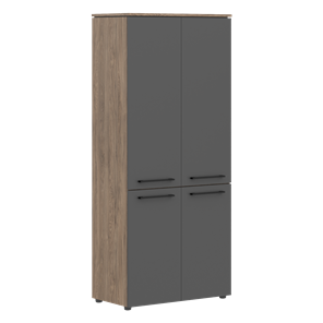 Высокий шкаф MORRIS TREND Антрацит/Кария Пальмира MHC 85.3 (854х423х1956) в Курске