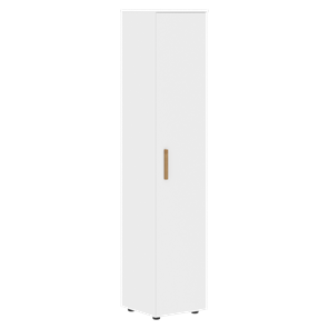Высокий шкаф колонна с глухой дверью FORTA Белый FHC 40.1 (L/R) (399х404х1965) в Курске