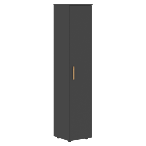 Высокий шкаф с глухой дверью колонна FORTA Черный Графит  FHC 40.1 (L/R) (399х404х1965) в Курске