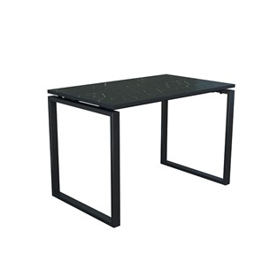 Стол для компьютера Янтарь 55.08 мрамор черный/металл черный в Курске