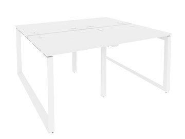 Стол в офис O.MO-D.RS-4.0.8, Белый/Белый бриллиант в Курске