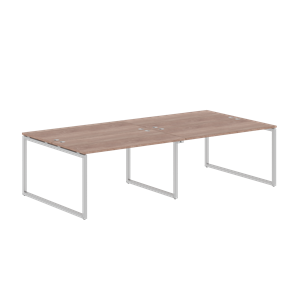 Переговорный стол XTEN-Q Дуб-сонома-серебро XQWST 2814 (2806х1406х750) в Курске