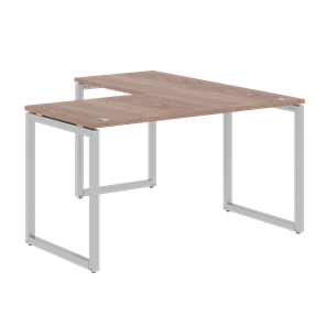 Письменный стол угловой левый XTEN-Q Дуб-сонома- серебро XQCT 1415 (L) (1400х1500х750) в Курске