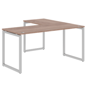 Письменный стол угловой левый XTEN-Q Дуб-сонома- серебро XQCT 1615 (L) (1600х1500х750) в Курске