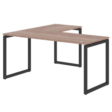 Письменный стол угловой правый XTEN-Q Дуб-сонома- антрацит XQCT 1615 (R) (1600х1500х750) в Курске - изображение