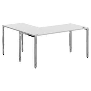 Письменный угловой  стол для персонала правый XTEN GLOSS  Белый XGCT 1615.1 (R) (1600х1500х750) в Курске