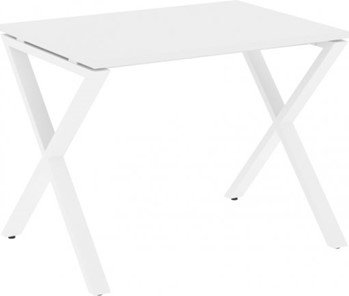Письменный стол Loft VR.L-SRX-1.7, Белый Бриллиант/Белый металл в Курске