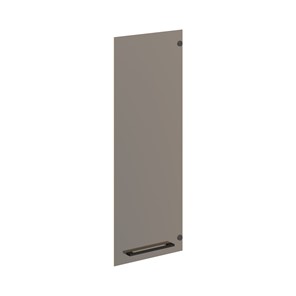 Дверь для шкафчика стеклянная средняя MORRIS TREND Антрацит/Кария Пальмира AMGT 42-1 (422х4х1132) в Курске