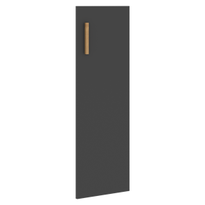Дверь для шкафа средняя правая FORTA Черный Графит FMD40-1(R) (396х18х1164) в Курске