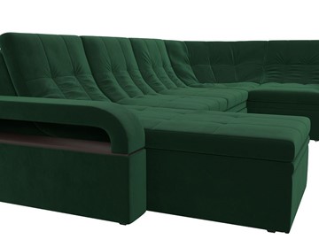П-образный диван Лига-035, Зеленый (велюр) в Курске - предосмотр 4