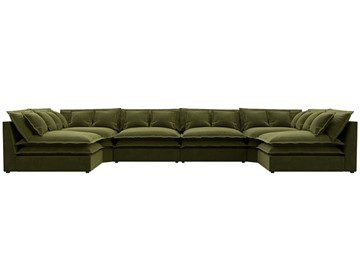 П-образный диван Лига-040, Зеленый (микровельвет) в Курске - предосмотр 1