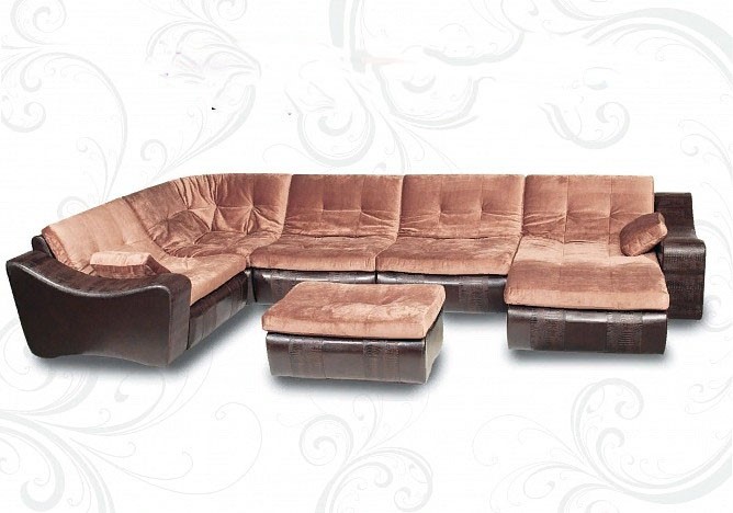 П-образный диван Плимут-Лувр 410х230х175 в Курске - изображение 1