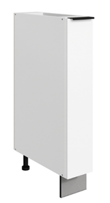 Кухонная тумба Стоун L150 (1 дв.гл.) (белый/джелато софттач) в Курске