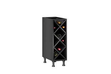Тумба кухонная винная Мокка ЛД 270.070, цвет черный в Курске
