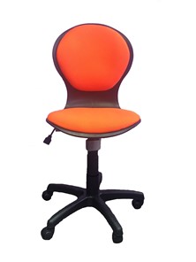 Детское крутящееся кресло Libao LB-C 03, цвет оранжевый в Курске
