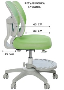 Растущее кресло Holto-22 зеленое в Курске - предосмотр 3