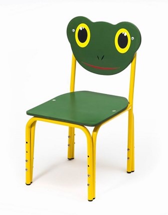Детский растущий стул Лягушонок (Кузя-ЛГ(1-3)ЗЖ) в Курске - изображение