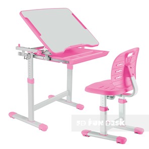 Растущий стол и стул Piccolino III Pink в Курске