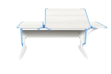 Детский стол-трансформер 4/75-40 (СУТ.42)  + Polka_b 4/550 Рамух белый/белый/ниагара в Курске