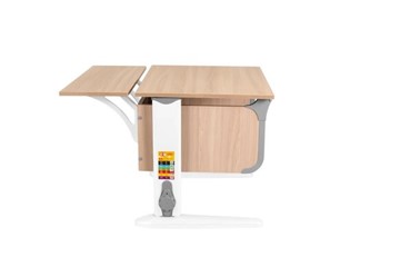 Детский стол-трансформер 6/60 (СУТ.47) + Polka_z 6/600 Ясень/белый/серый в Курске