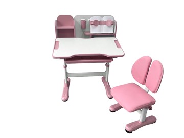 Растущая парта и стул Vivo Pink FUNDESK в Курске - предосмотр 3