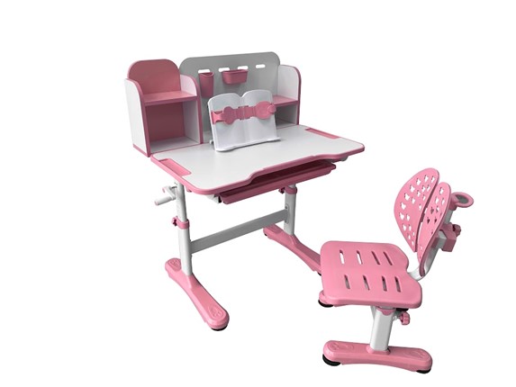 Растущая парта и стул Vivo Pink FUNDESK в Курске - изображение