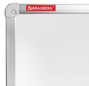 Магнитная доска для рисования BRAUBERG 80х100 см, алюминиевая рамка в Курске - предосмотр 2