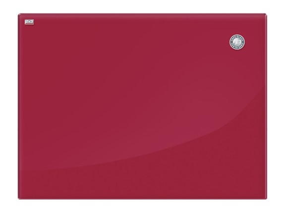 Магнитная стеклянная доска для рисования 2х3 OFFICE TSZ86 R, 60x80 см, красная в Курске - изображение