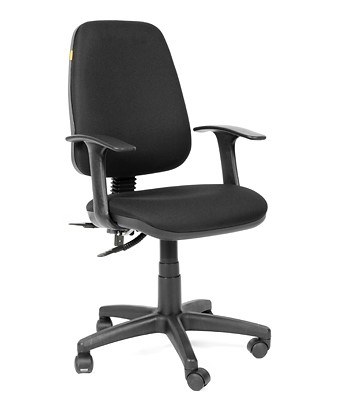 Кресло офисное CHAIRMAN 661 Ткань стандарт 15-21 черная в Курске - изображение
