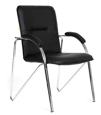 Компьютерное кресло CHAIRMAN 850 Экокожа Terra 118 черная в Курске - изображение