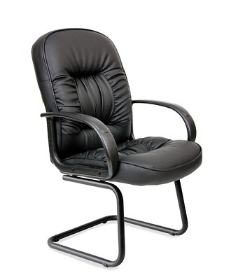 Кресло компьютерное CHAIRMAN 416V экокожа черная в Курске - изображение